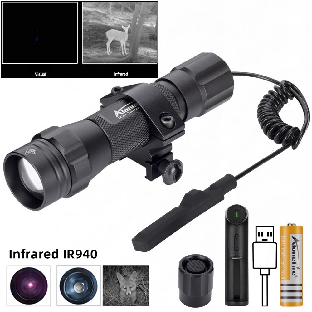 Hunting Thermal Imaging Scope - IR850nm&940nm Najnowsza latarka LED na podczerwień